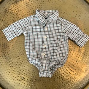 GAP Baby boy collared onesie